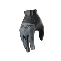 Gants cross Shot Race Evo - Noir Gris