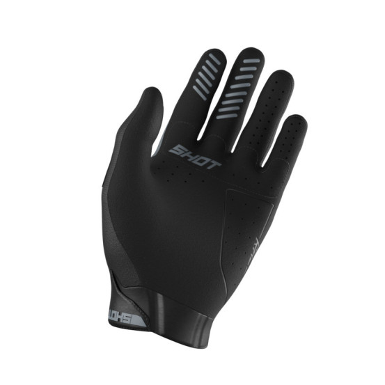 Gants cross Shot Race Evo - Noir Gris