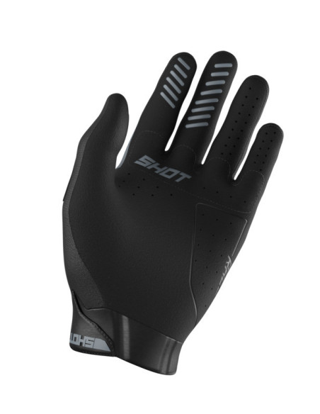 Gants cross Shot Race Evo - Noir Gris