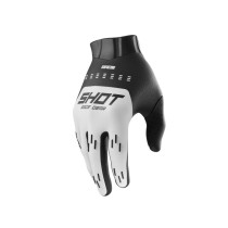 Gants cross Shot Race Evo - Blanc