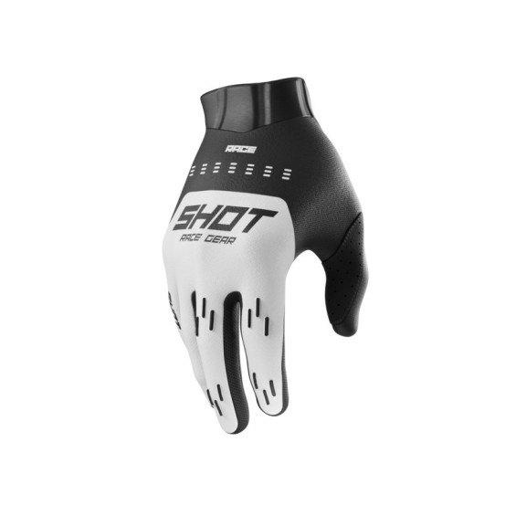 Gants cross Shot Race Evo - Blanc
