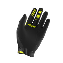Gants cross enfant Shot Race Evo - Jaune fluo 2