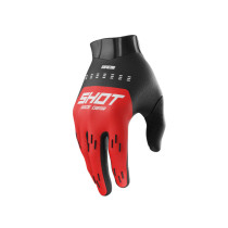 Gants cross enfant Shot Race Evo - Rouge