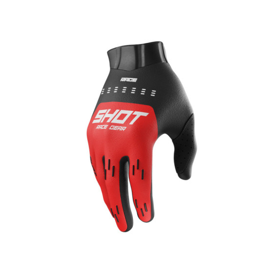 Gants cross enfant Shot Race Evo - Rouge
