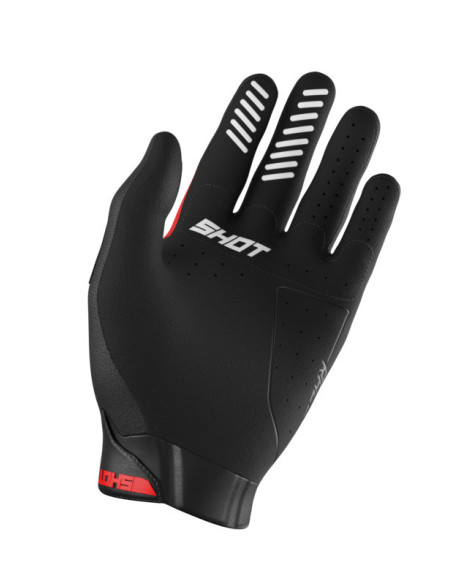 Gants cross enfant Shot Race Evo - Rouge