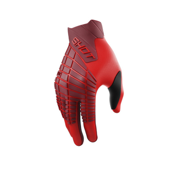 Gants cross Shot Core Max - Rouge