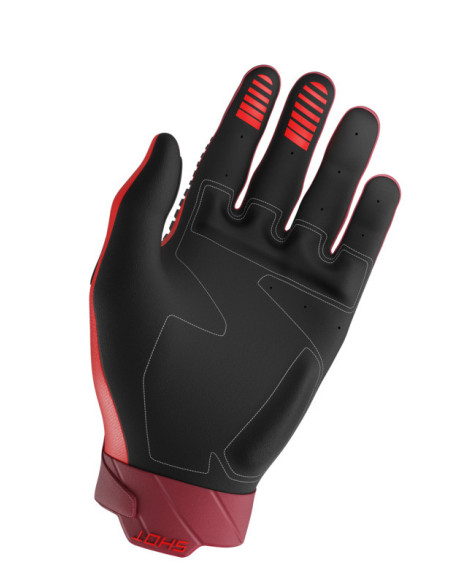 Gants cross Shot Core Max - Rouge