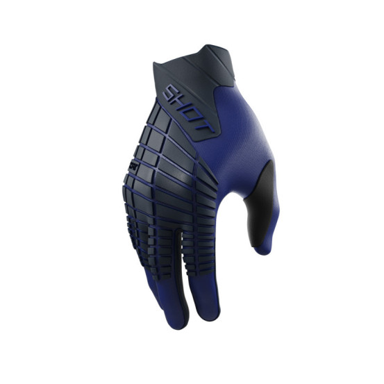 Gants cross Shot Core Max - Bleu
