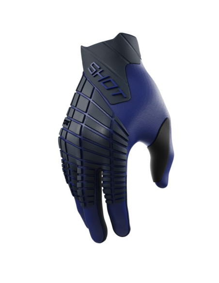 Gants cross Shot Core Max - Bleu