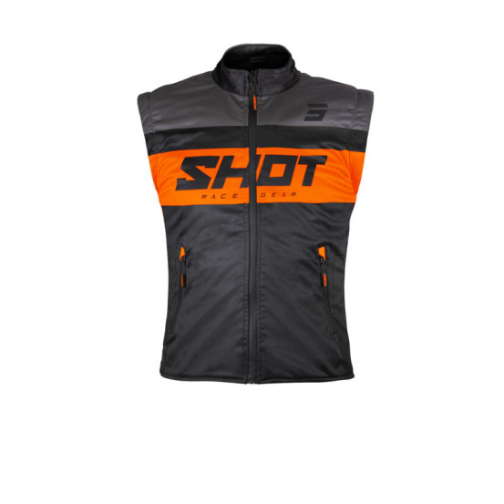 Bodywarmer Shot Lite - Noir Orange