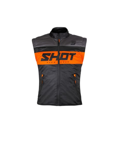 Bodywarmer Shot Lite - Noir Orange