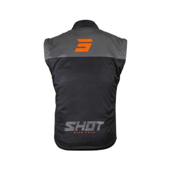 Bodywarmer Shot Lite - Noir Orange