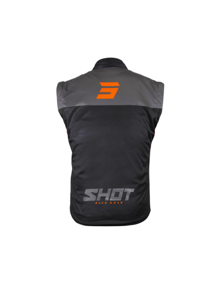 Bodywarmer Shot Lite - Noir Orange