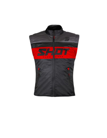 Bodywarmer Shot Lite - Noir Rouge