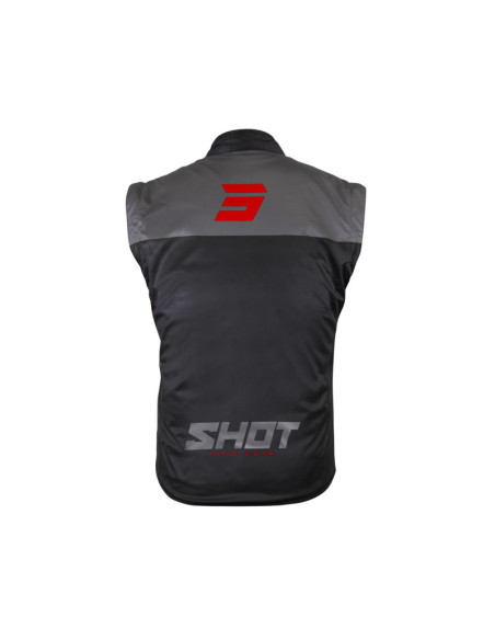 Bodywarmer Shot Lite - Noir Rouge
