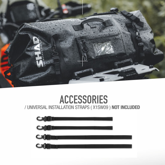 Sac arrière de selle imperméable SHAD SW80 80 litres