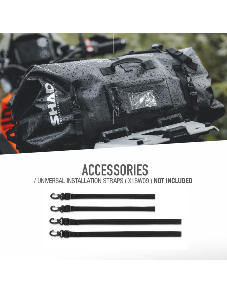 Sac arrière de selle imperméable SHAD SW80 80 litres