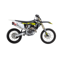 Ligne complète YOSHIMURA USA RS-12 Signature Series - Inox & carbone - Triumph 250 TF-X 2024-2025
