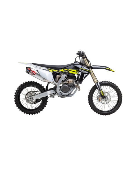 Ligne complète YOSHIMURA USA RS-12 Signature Series - Inox & carbone - Triumph 250 TF-X 2024-2025