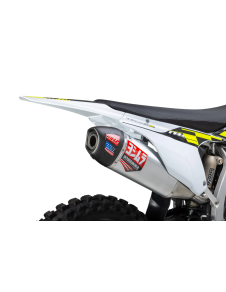 Ligne complète YOSHIMURA USA RS-12 Signature Series - Inox & carbone - Triumph 250 TF-X 2024-2025