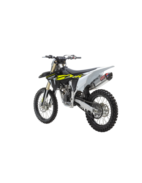 Ligne complète YOSHIMURA USA RS-12 Signature Series - Inox & carbone - Triumph 250 TF-X 2024-2025
