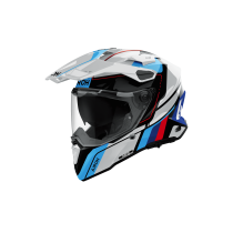 Casque moto adventure Airoh 2026 Commander 2 Skip - Blanc Rouge