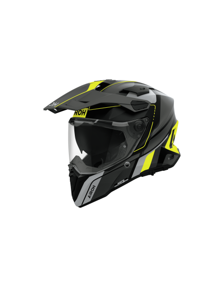Casque moto adventure Airoh 2026 Commander 2 Skip - Jaune