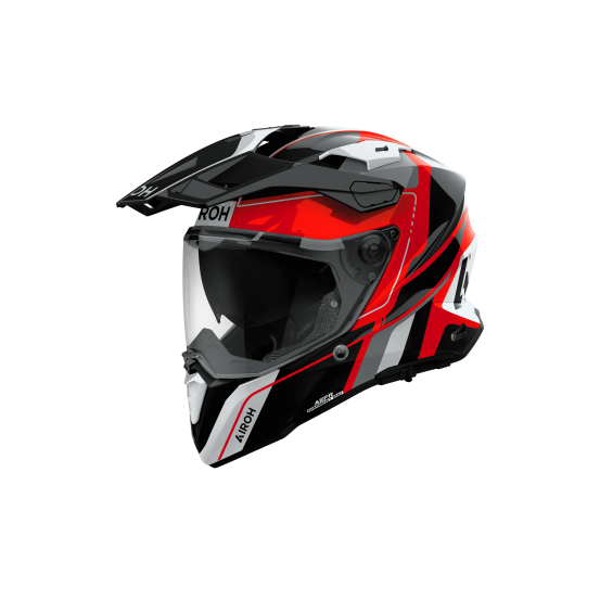 Casque moto adventure Airoh 2026 Commander 2 Skip - Rouge