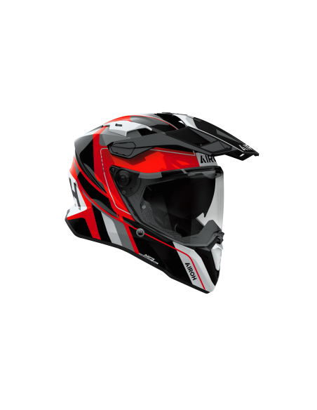 Casque moto adventure Airoh 2026 Commander 2 Skip - Rouge