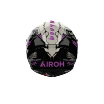 Casque moto Airoh 2026 Connor Bloom - Blanc Violet 2