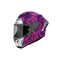 Casque moto Airoh 2026 GP 800 Swain - Violet Blanc