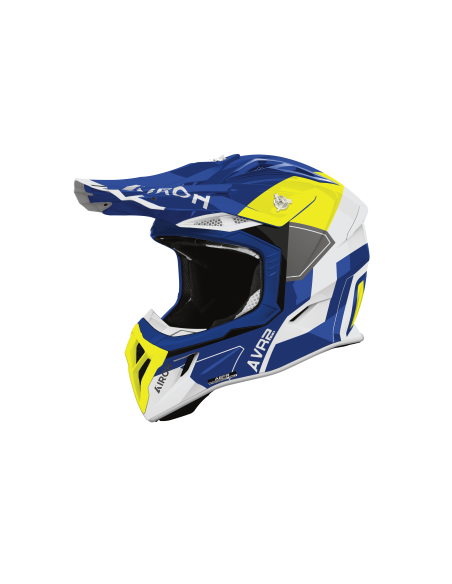 Casque moto cross Airoh 2026 Aviator Ace 2 Fury - Jaune