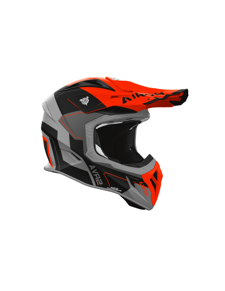 Casque moto cross Airoh 2026 Aviator Ace 2 Shield - Orange