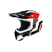 Casque moto cross Airoh 2026 Aviator Ace 2 Shield - Rouge