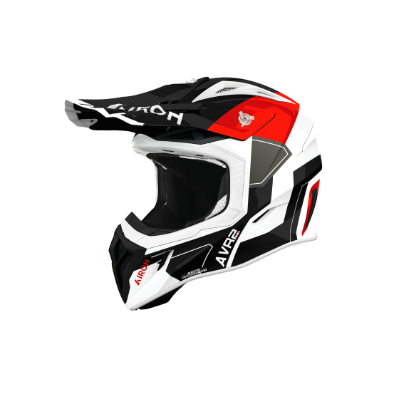 Casque moto cross Airoh 2026 Aviator Ace 2 Shield - Rouge