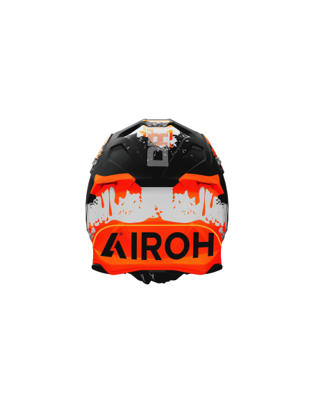Casque moto cross Airoh 2026 Twist 3 Dirt - Noir Orange Blanc
