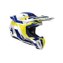Casque moto cross Airoh 2026 Twist 3 Dynasty - Bleu Jaune 2
