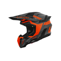 Casque moto cross Airoh 2026 Twist 3 Dynasty - Orange