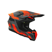 Casque moto cross Airoh 2026 Twist 3 Dynasty - Orange 2