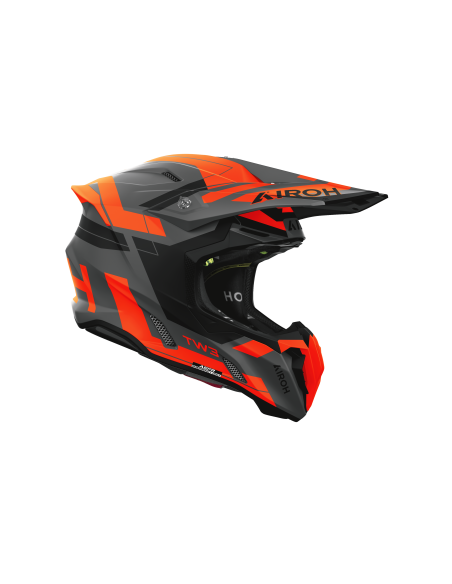 Casque moto cross Airoh 2026 Twist 3 Dynasty - Orange