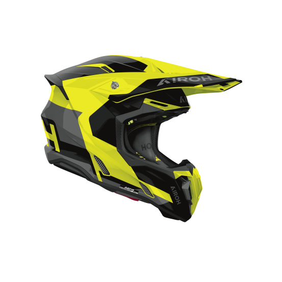 Casque moto cross Airoh 2026 Twist 3 Fancy - Jaune