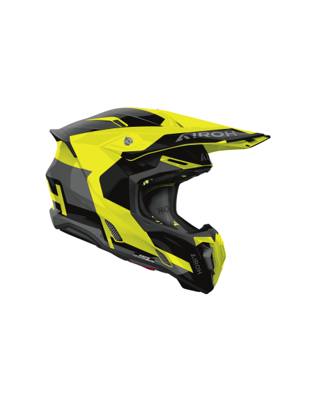 Casque moto cross Airoh 2026 Twist 3 Fancy - Jaune
