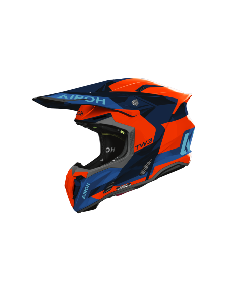 Casque moto cross Airoh 2026 Twist 3 Fancy - Orange