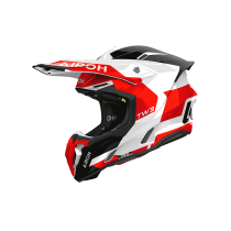 Casque moto cross Airoh 2026 Twist 3 Fancy - Rouge