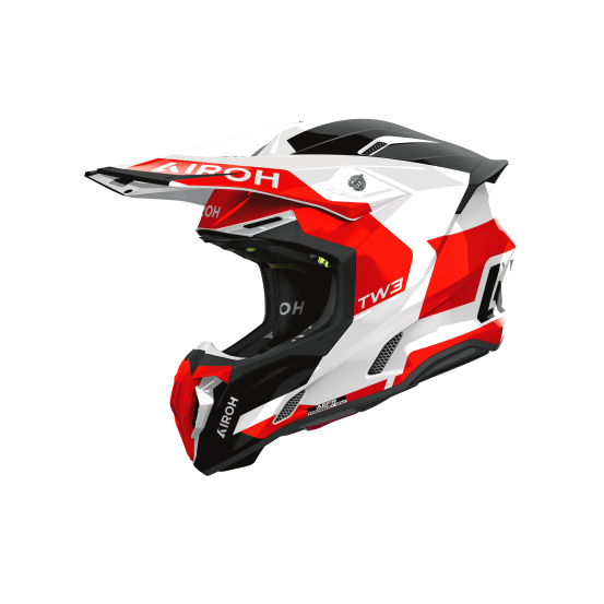 Casque moto cross Airoh 2026 Twist 3 Fancy - Rouge