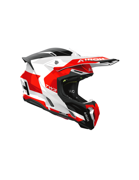 Casque moto cross Airoh 2026 Twist 3 Fancy - Rouge