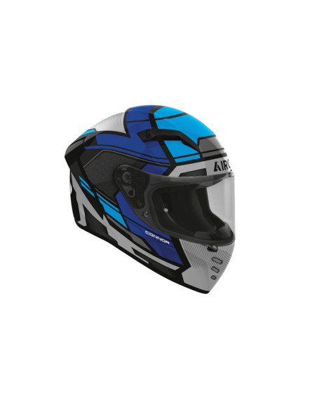 Casque moto Airoh 2026 Connor Blue - Bleu