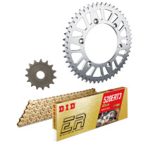 Kit chaine 520 alu DID - TRIUMPH 250/450 TF-X 2024-2026