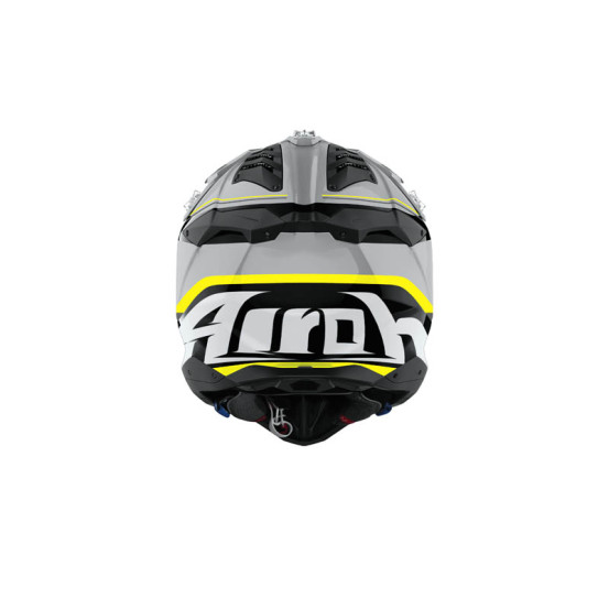 Casque moto cross Airoh 2026 Aviator 3 Leader - Jaune