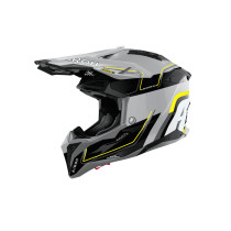 Casque moto cross Airoh 2026 Aviator 3 Leader - Jaune